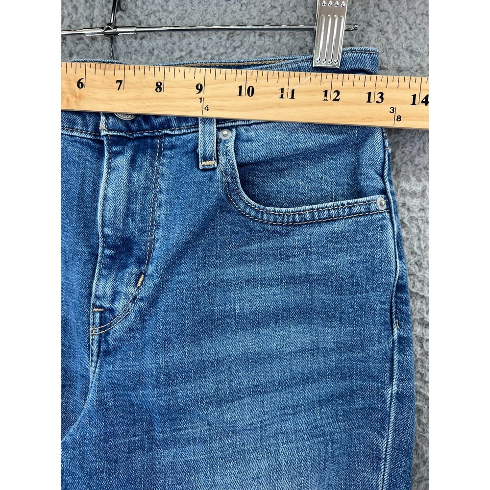 Levis Premium Jeans Womens 26 721 High Rise Skinny Light Wash Stretch Distressed - Picture 3 of 15
